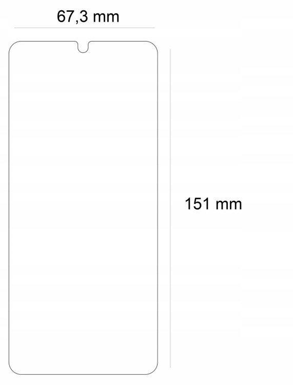 wymiary szkla samsung galaxy a33 5g