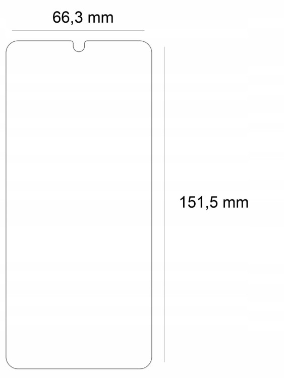 wymiary szkla samsung galaxy a32 4g