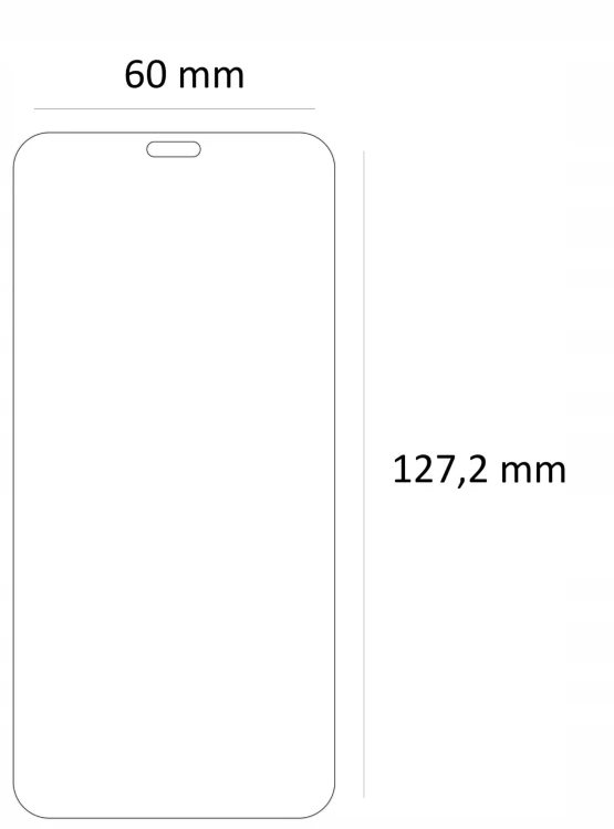 wymiary szkła iphone 12 mini