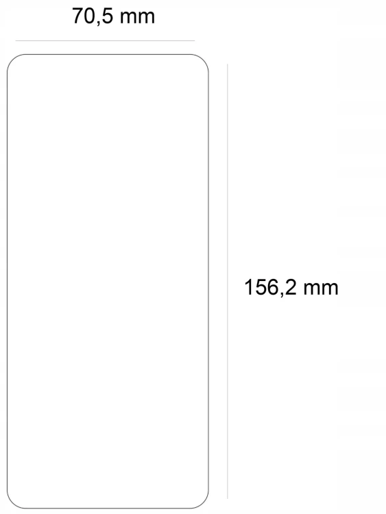 wymiary szkla xiaomi redmi note 12 4g/5g