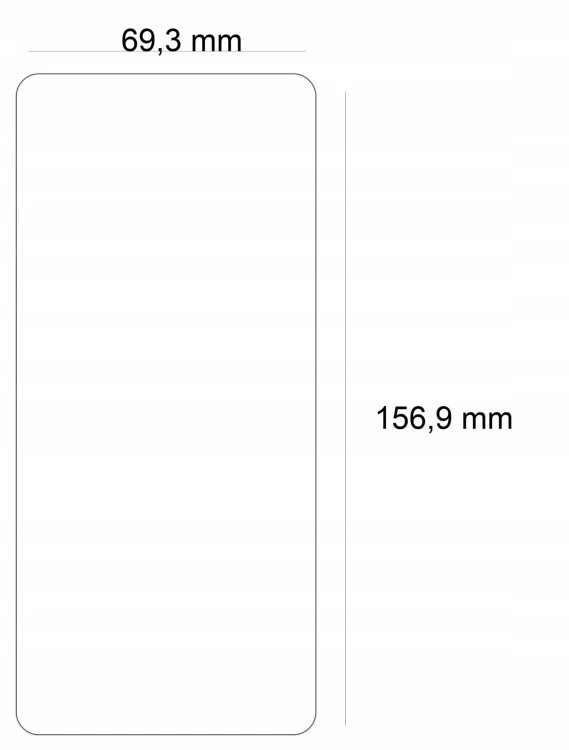 wymiary szkla xiaomi poco x5 pro