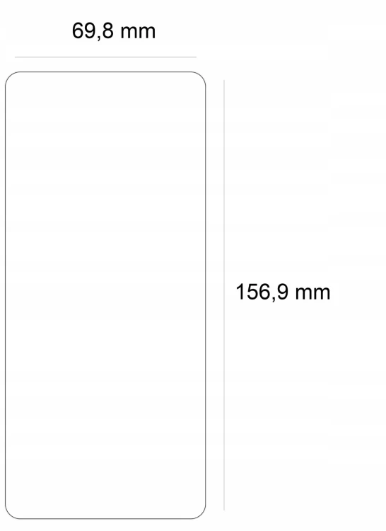 wymiary szkla xiaomi poco x4 pro
