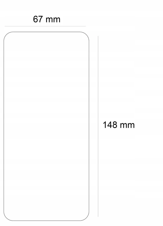 wymiary szkła xiaomi 13