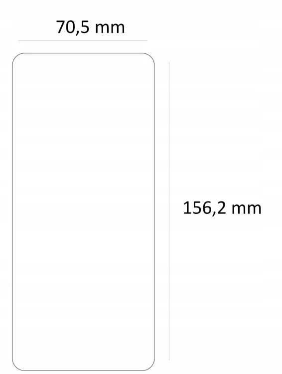 wymiary szkla xiaomi redmi note 12 5g