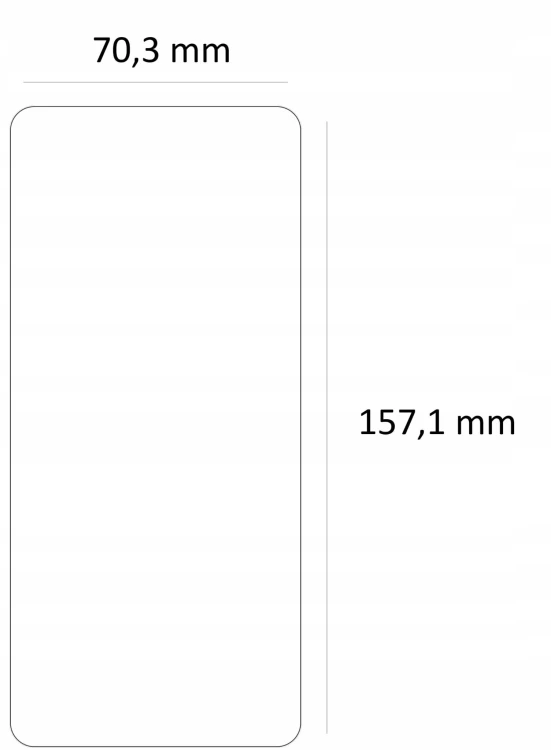 wymiary szkla xiaomi 12t / 12t pro