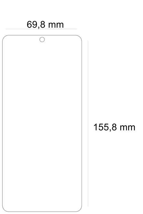 wymiary szkła xiaomi poco f6