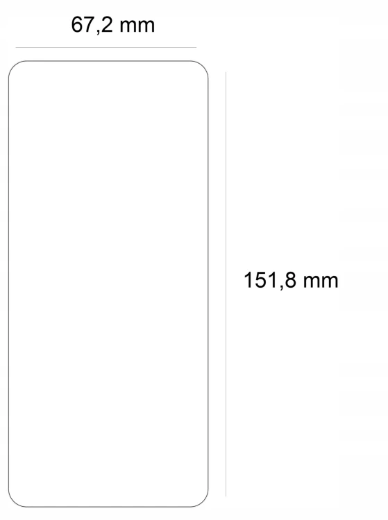 wymiary szkla realme gt master edition